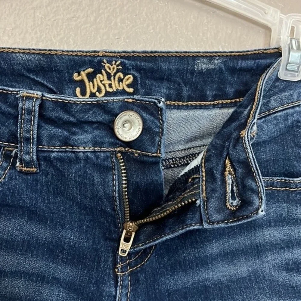 Justice Girl’s 10S Cuffed denim Shorts